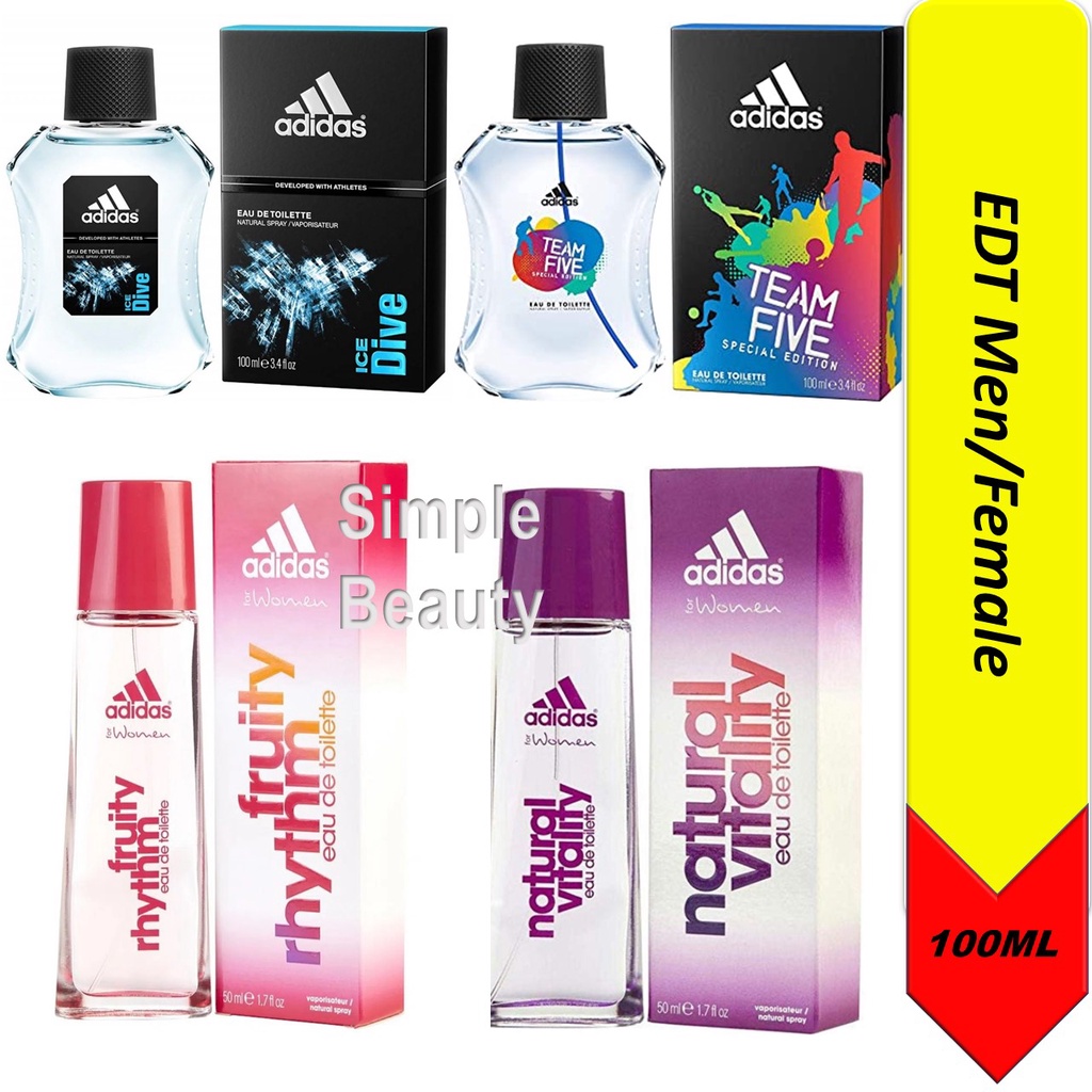 Adidas EDT Perfume For Men/Women, 100ml
