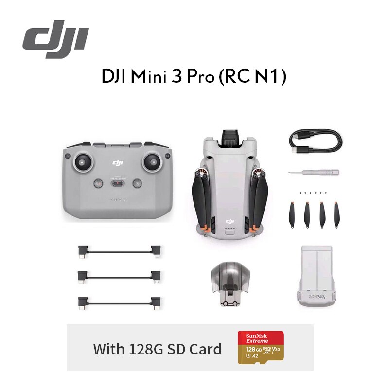 DJI Newest Mini 3 PRO Drone 34-Min Max Flight Time 4K/60Fps Video 249G True Vertical Shooting Mastershots Timelapse IN STOCK